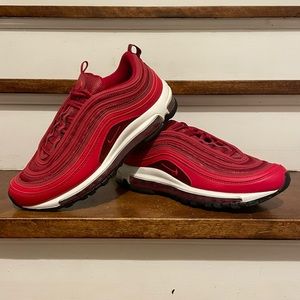 Nike Air Max 97 ‘University Red’ (University Red/Gym Red/Black) - Women’s Size 9